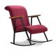 Fauteuil à bascule Vitocha Velours Bordeaux