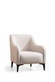 Fauteuil avec 2 coussins Torga Tissu Blanc