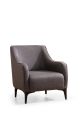 Fauteuil avec 2 coussins Torga Tissu Gris foncé