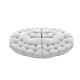 Fauteuil convertible futon Brodie Velours Gris