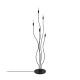 Lampadaire design 5 lampes Procini H155cm Métal Noir
