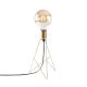 Lampe à poser 1 globe Pylon 35cm Métal Or
