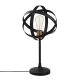 Lampe à poser Annulis 50cm Métal Noir et Or antique