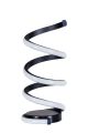 Lampe à poser design spiral Jonc H35cm Métal Noir et LED Multicolore