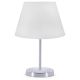 Lampe de table Accensa Métal Argent et Gris étain