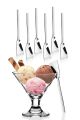 Lot de 6 cuillères à glace Marengo 14cm Acier inoxydable Argent