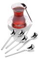 Lot de 6 cuillères à dessert Renja 11cm Acier inoxydable Argent