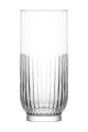 Lot de 6 verres d'eau en relief Free 395ml Transparent