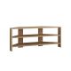 Meuble TV 2 étagères Nistus 114cm Chêne