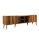 Meuble TV 2 portes Arvad L180cm Bois foncé