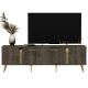 Meuble TV Bourgogne 150cm Bois et Or