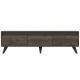 Meuble TV moderne Scorpii L150cm Bois foncé