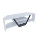 Meuble TV Norah 120cm Noir et Blanc