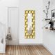 Miroir décoratif rectangulaire Riflesso 40x120cm Motif Ananas Jaune