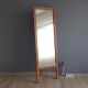 Miroir sur pied Kami L55xH170cm Pin massif Foncé