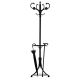 Patère murale Takumi 51x43cm porte-manteau classique Métal Noir