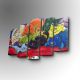 Pentaptyque Atos Motif BD Multicolore