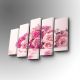 Pentaptyque Atos Motif Bouquet florale Rose