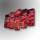 Pentaptyque Atos Motif Champ floral Rouge