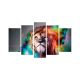Pentaptyque Atos Motif Lion cosmique