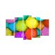 Pentaptyque Atos Motif Parapluies Muticolore