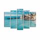 Pentaptyque tableau Atos Motif Paysage marin