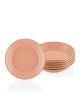 Set assiettes 6 pièces Murrina Céramique Saumon