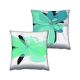 Set de 2 coussins assortis Decorare Aquarelle 43 x 43 cm Coton Polyester Vert, Bleu 
