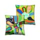 Set de 2 coussins assortis Decorare Aquarelle 43 x 43 cm Coton Polyester Multicolore 