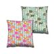 Set de 2 coussins assortis Decorare Nature 43x43cm Coton Multicolore