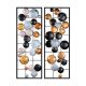 Set de 2 décorations murales Edulis L32xH90cm Métal Noir, Bronze, Gris et Beige