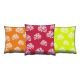 Set de 3 coussins assortis Decorare Corail 43 x 43 cm Coton Polyester Rouge, Jaune et Orange