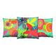 Set de 3 coussins assortis Decorare Floral Pop 43 x 43 cm Coton Polyester Multicolore 