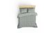 Set de couvre-lit 240x220cm et 2 taies d'oreiller 60x60cm Riley Tissu Motif Baroque Vert clair