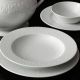 Set vaisselle service dîner 24 pièces Murrina Lace Porcelaine Blanc