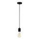 Suspension 1 lampe Dustin Métal Noir