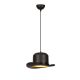 Suspension chapeau melon Adrein D30cm Métal Noir