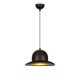 Suspension chapeau melon Snaonia D28cm Métal Noir