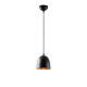 Suspension cloche Gakuli D16cm Métal martelé Noir