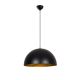 Suspension dôme Chachou D50cm Métal Noir et Or antique