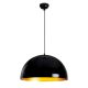 Suspension dôme Chachou D50cm Métal Noir et Or