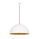 Suspension dôme Chachou D60cm Métal Blanc et Or