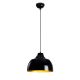 Suspension dôme Tefa D31cm Métal Noir et Or