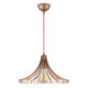 Suspension entonnoir Luxea D37cm Métal Or rose