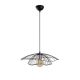 Suspension filaire fleur double Zocho D50cm Métal Noir