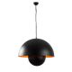 Suspension flowerpot Lunario D60cm Métal noir