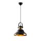 Suspension forme de clochette Zurria D30cm Métal Noir et Or