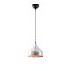 Suspension géode martelée Laterna 114cm Métal Argent