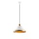 Suspension Madhef D30cm Métal Blanc et Or