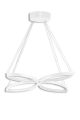 Suspension / Plafonnier design papillon Buckeye Métal Blanc et LED Jaune